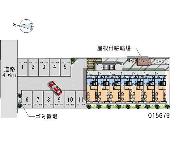 ★手数料０円★富岡市富岡　月極駐車場（LP）